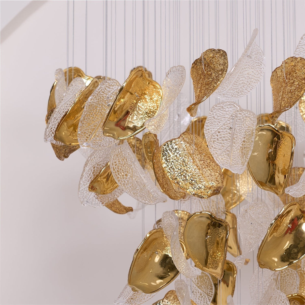 Darien Iridescent Leaf lampada a sospensione