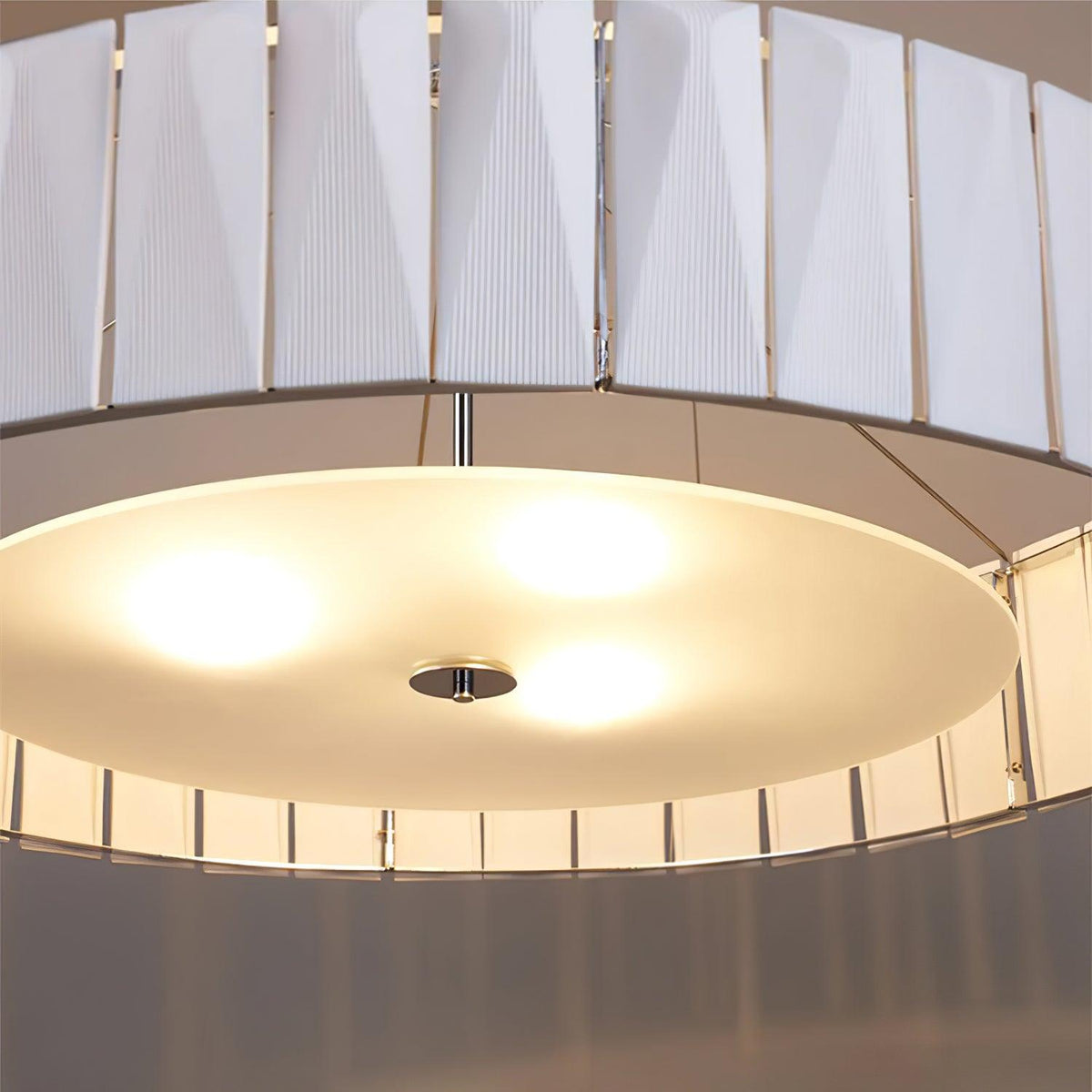 Vaeliora lampada a sospensione in Ceramica con Finitura Ribbed