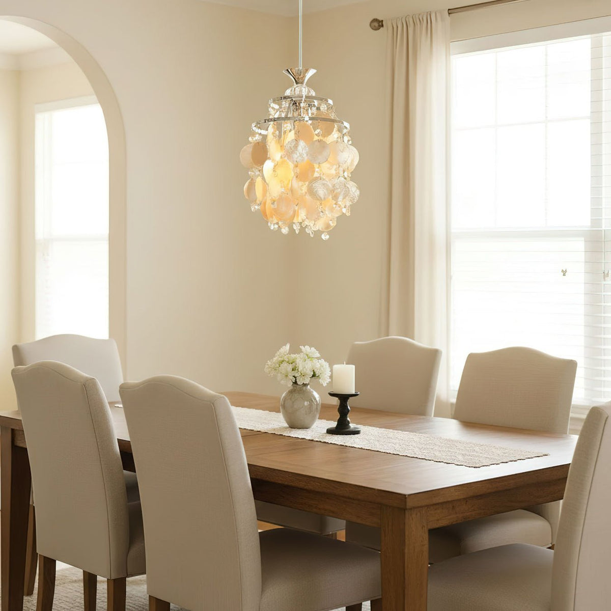Shell Disc lampada a sospensione