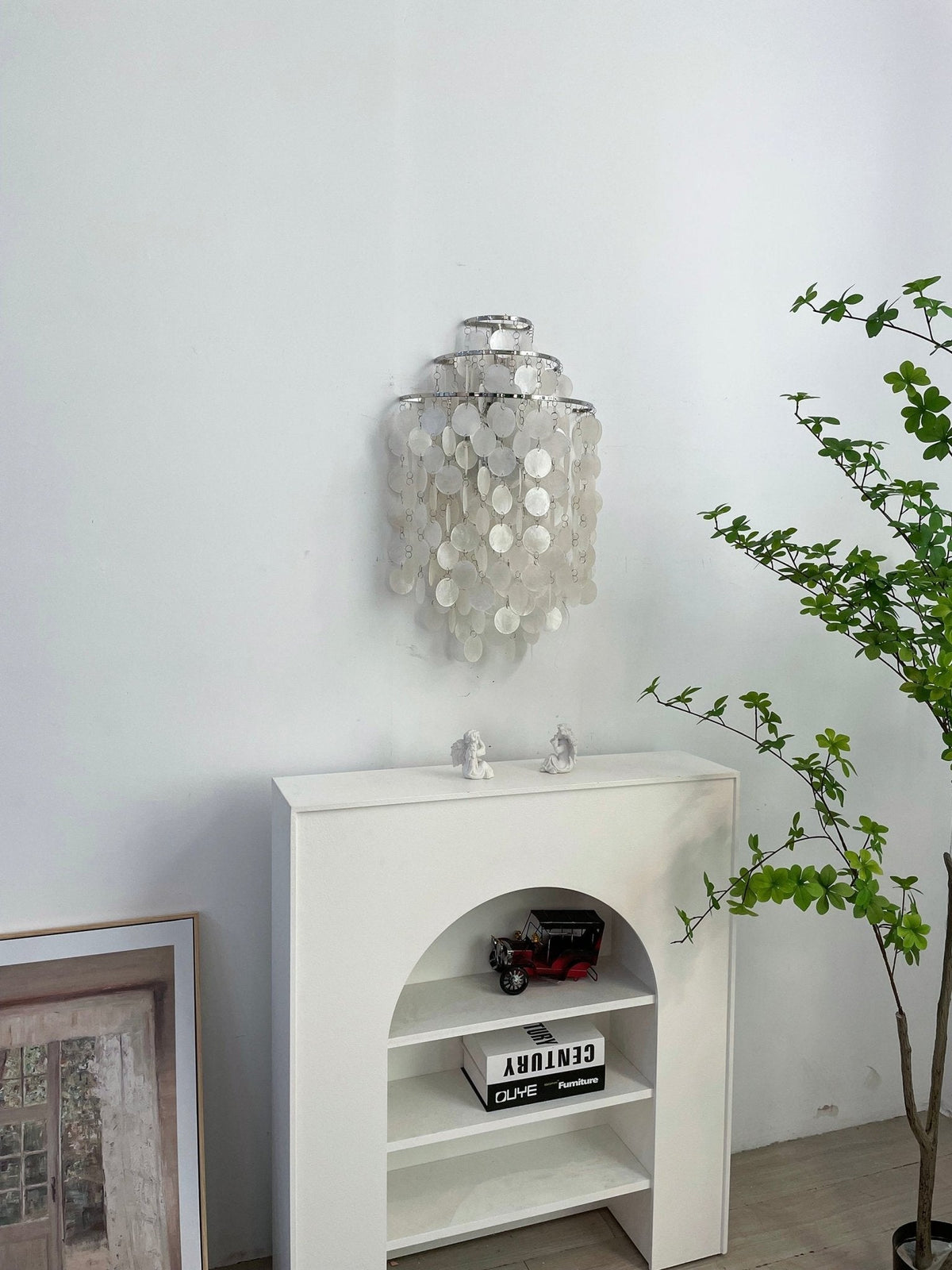 Shell Postmodern Luxury Cascading lampada da parete