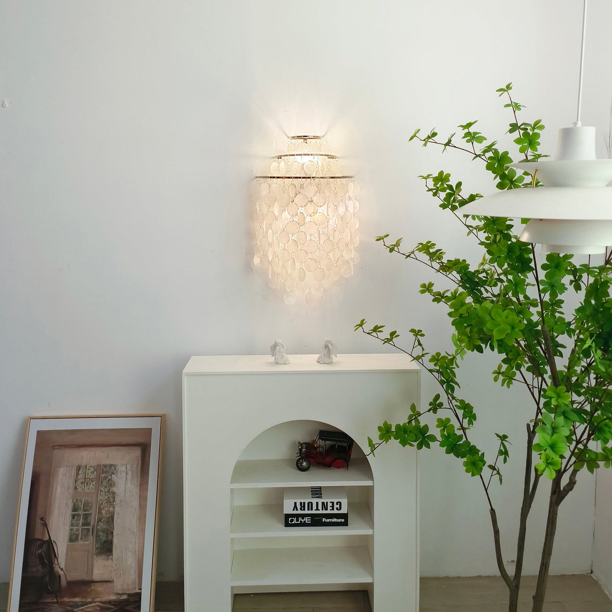 Shell Postmodern Luxury Cascading lampada da parete
