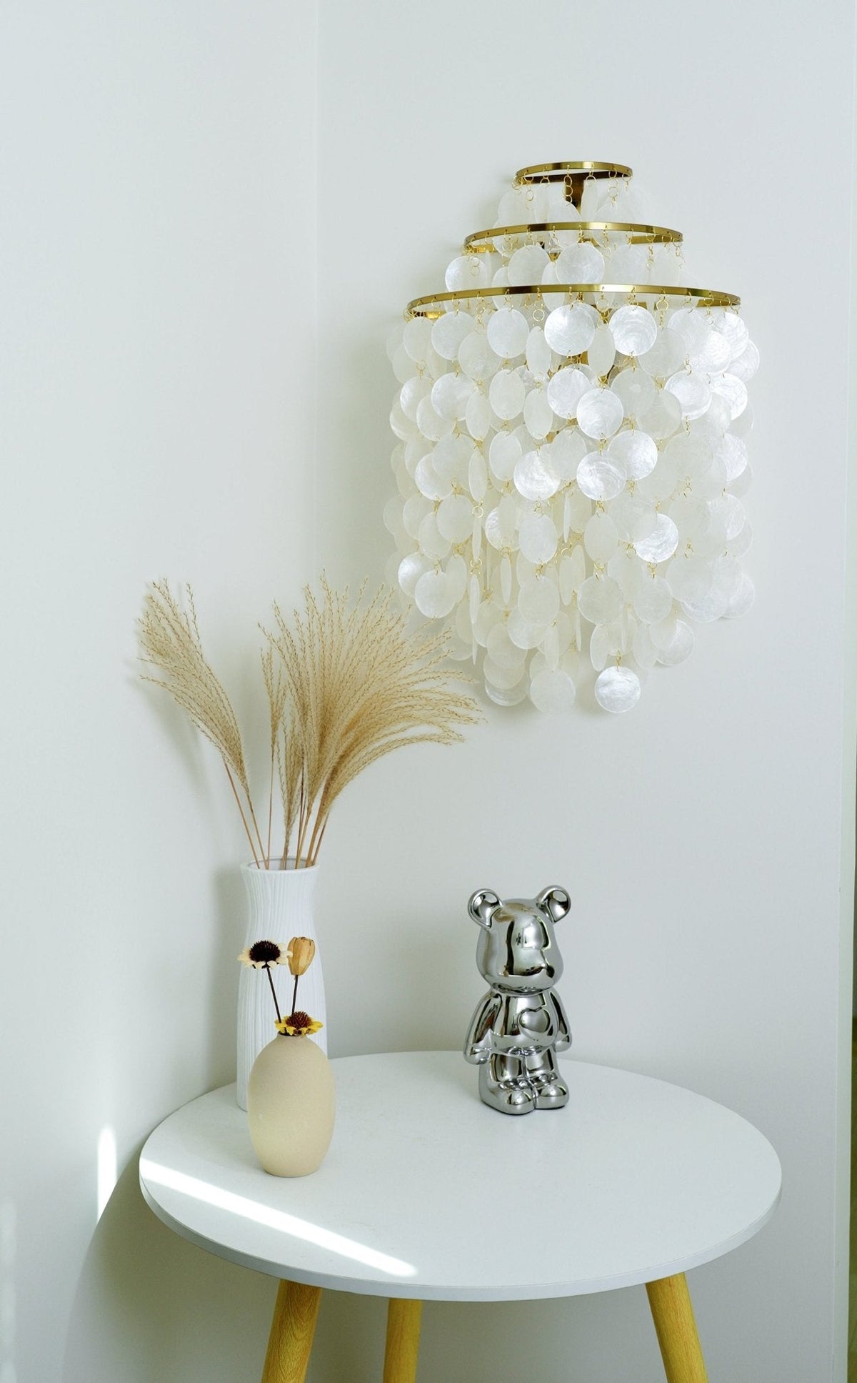Shell Postmodern Luxury Cascading lampada da parete