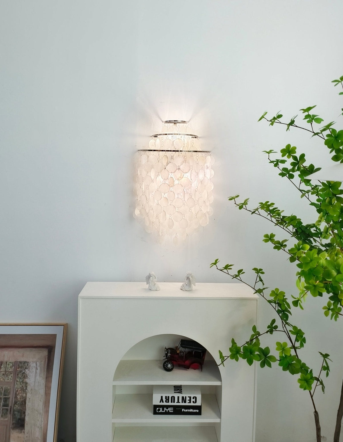 Shell Postmodern Luxury Cascading lampada da parete