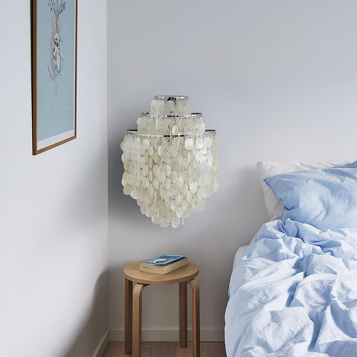 Shell Postmodern Luxury Cascading lampada da parete