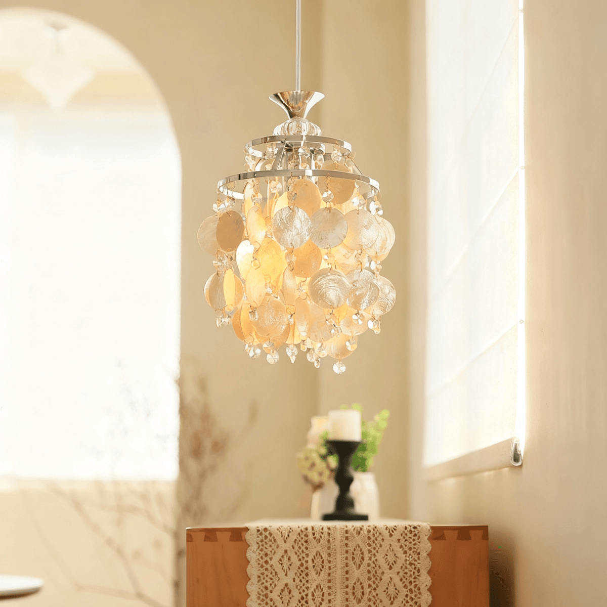 Shell Disc lampada a sospensione