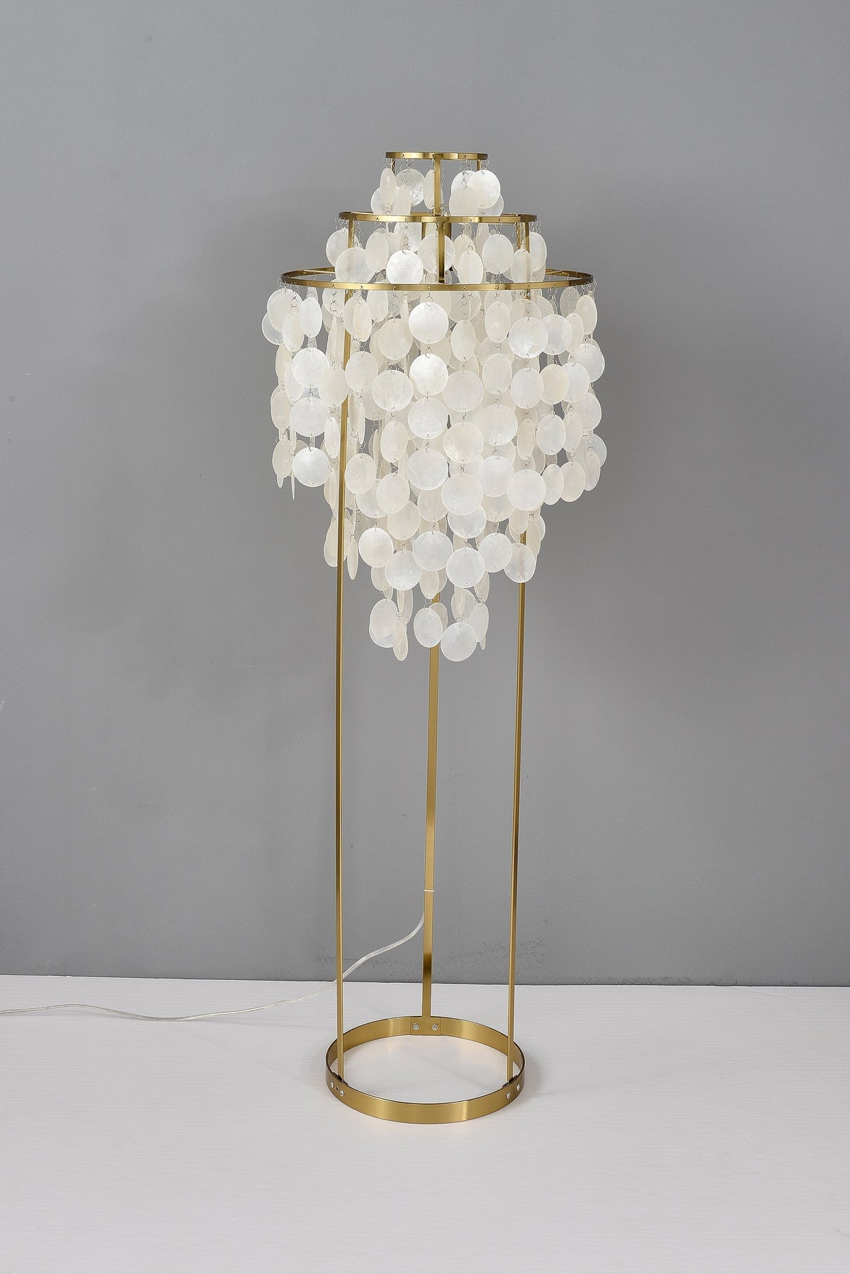 Wern lampada da terra Glam vetro