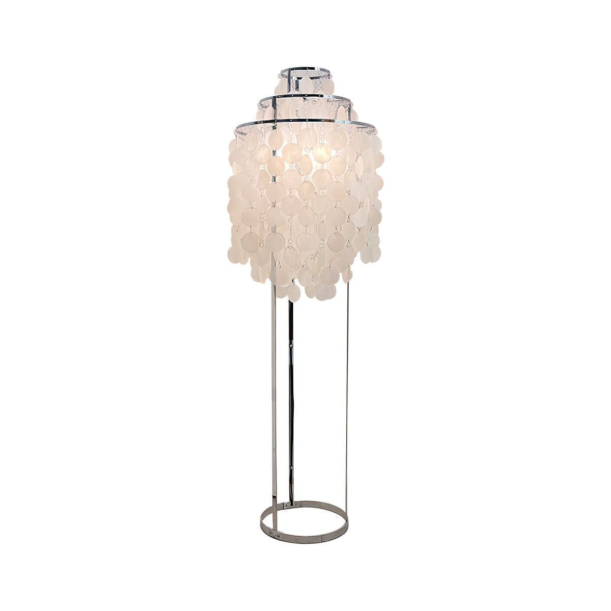 Wern lampada da terra Glam vetro