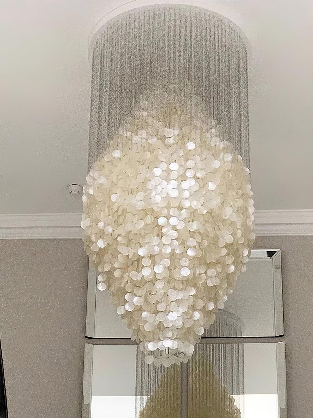 Neloza lampada a sospensione Conchiglia Costiera a Cascata