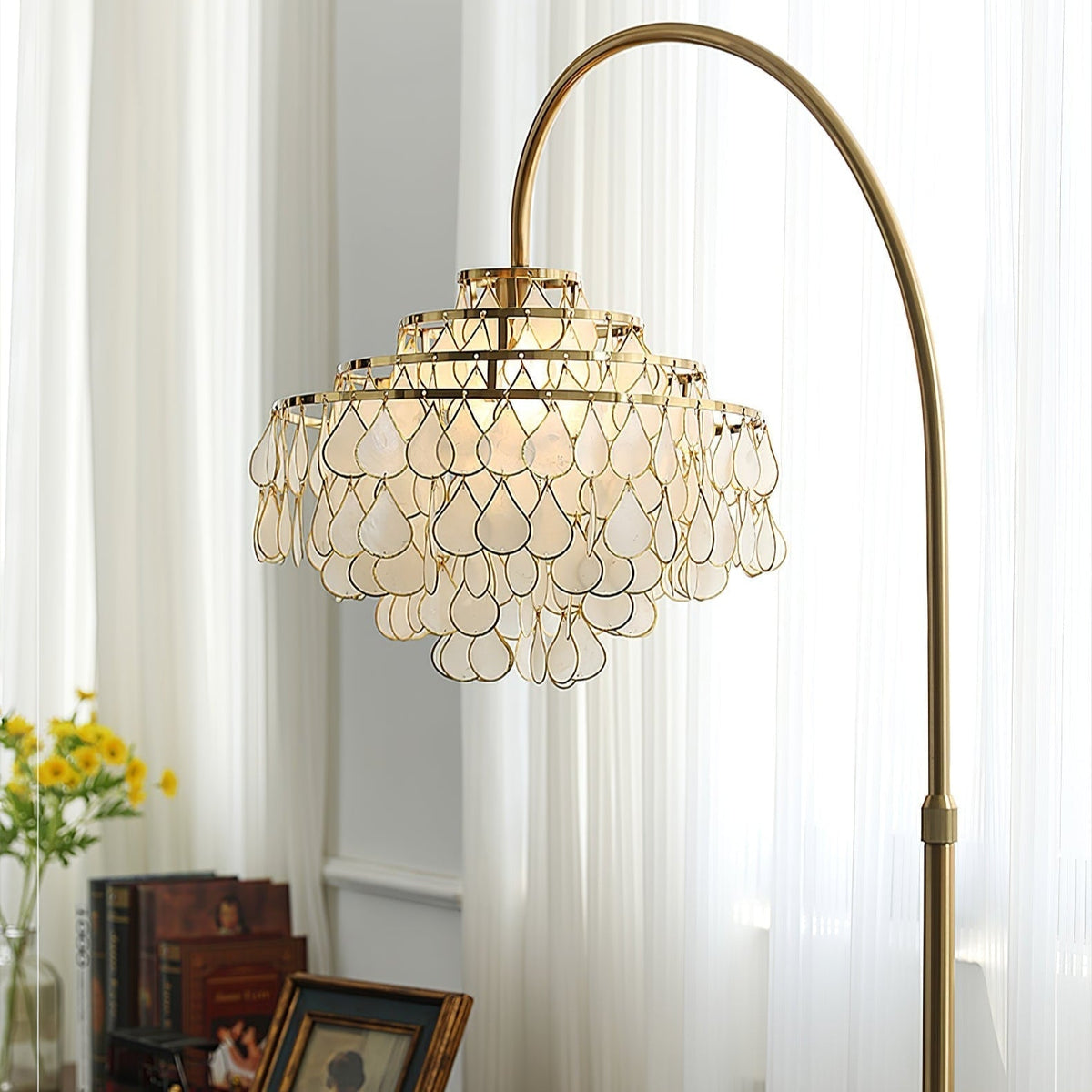 Emily lampada da terra Luxury Shell