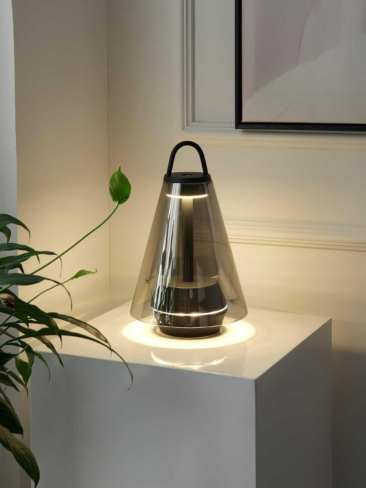 Emarir lampada da tavolo in vetro scandinavo