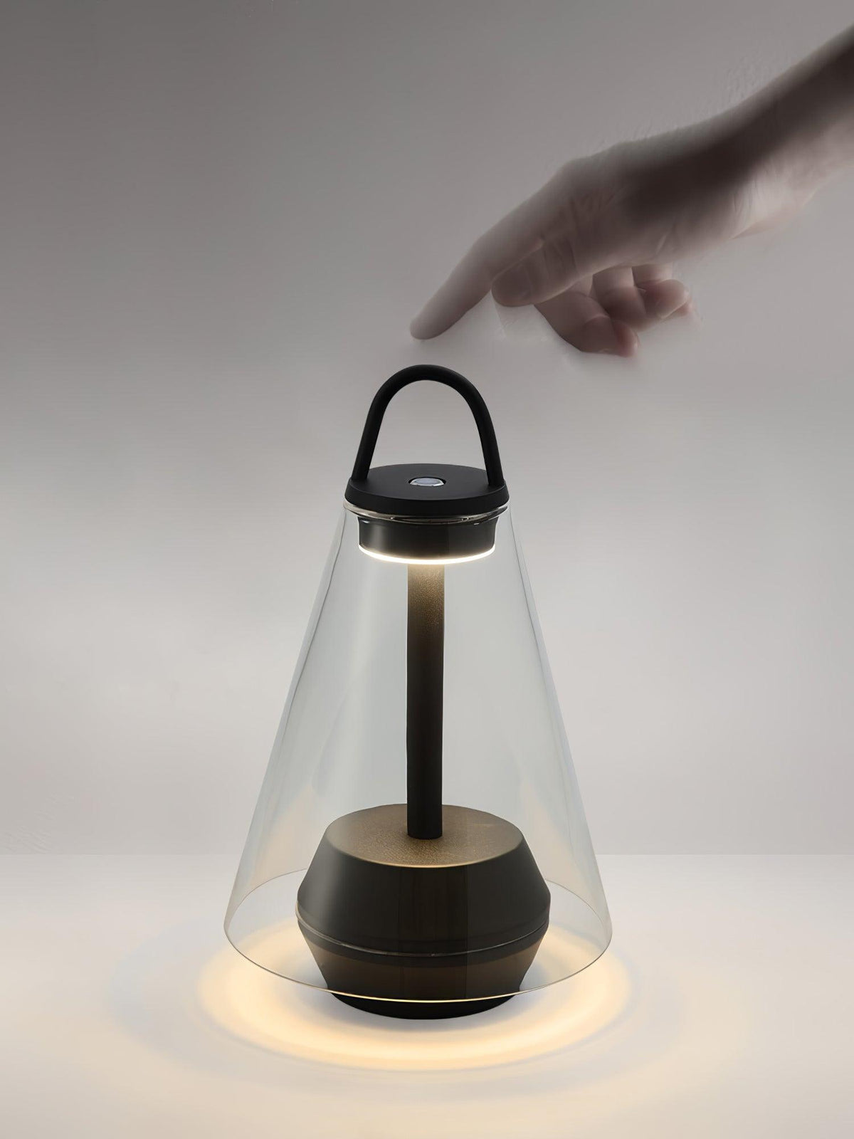 Emarir lampada da tavolo in vetro scandinavo