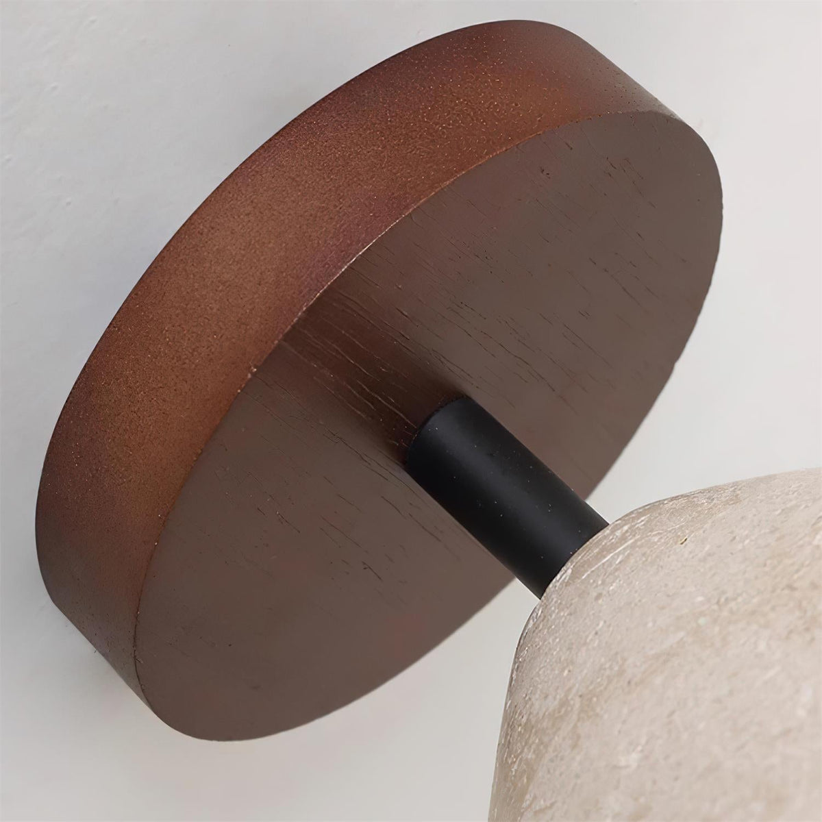 Valorian lampada da soffitto in travertino