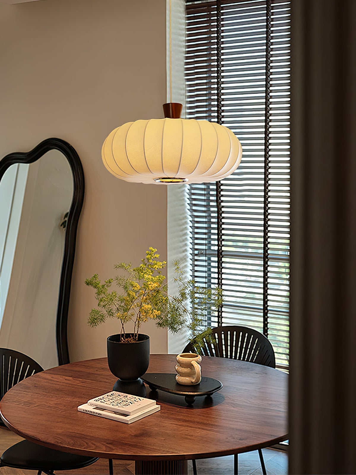 Aldeelia lampada a sospensione in legno retro