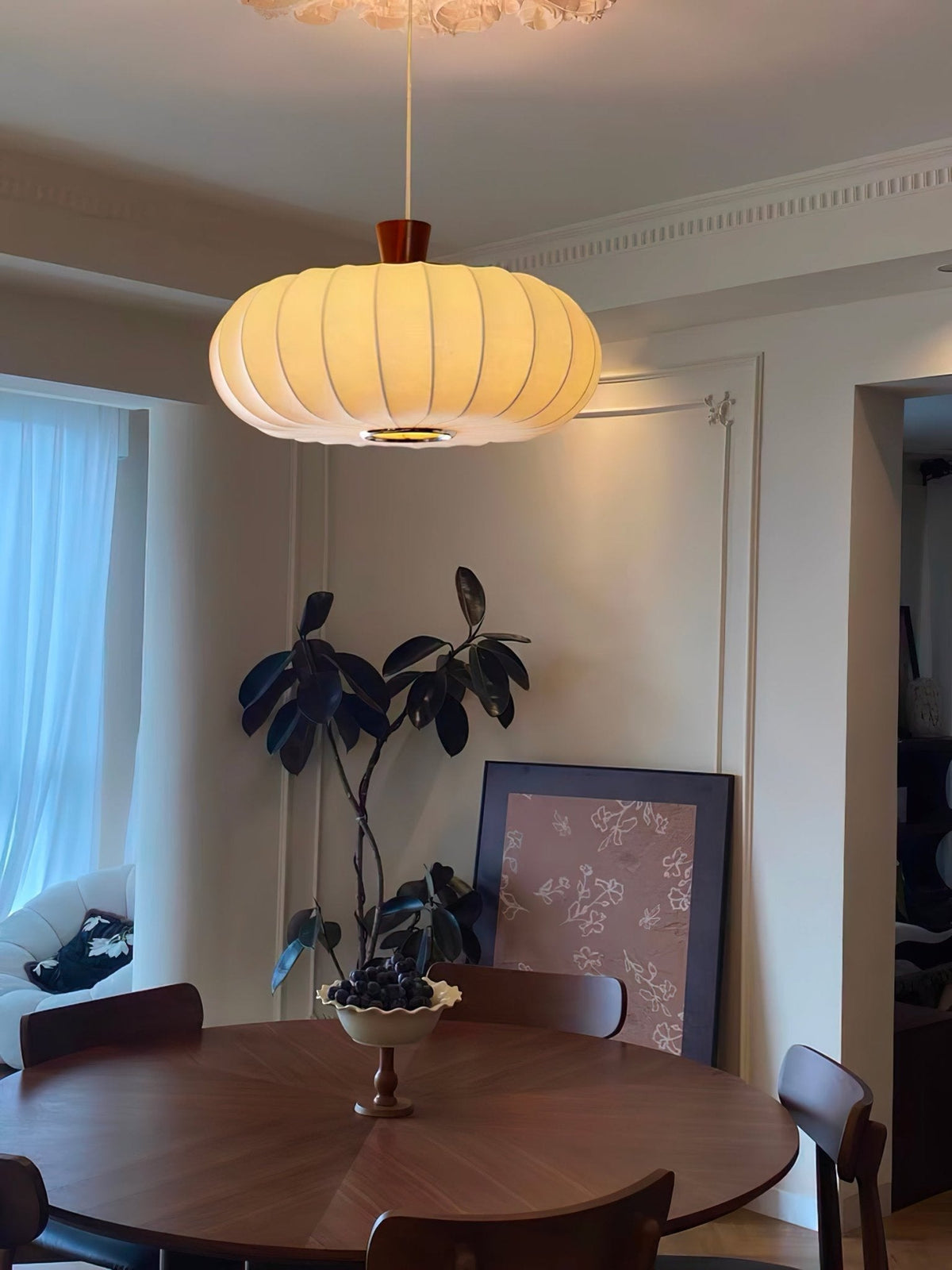 Aldeelia lampada a sospensione in legno retro