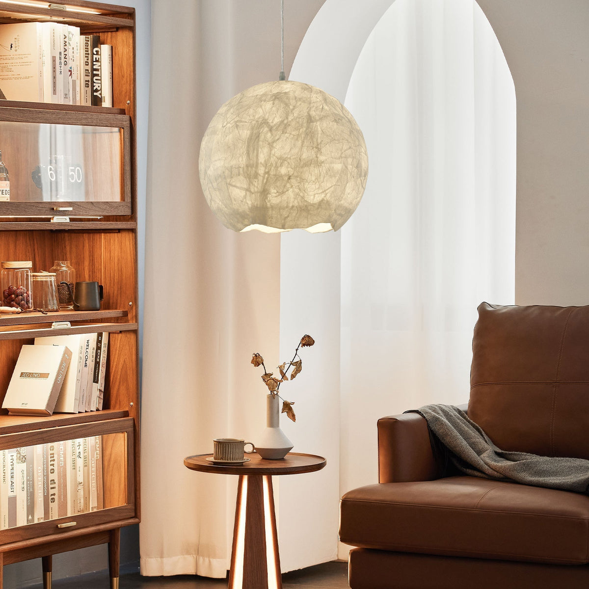 Nest Organic Silk lampada a sospensione