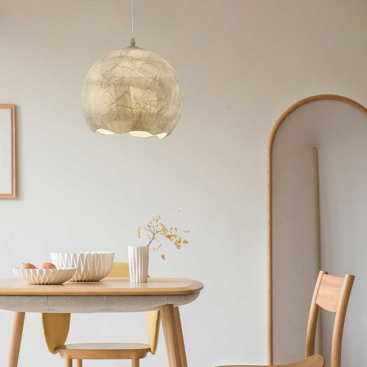 Nest Organic Silk lampada a sospensione