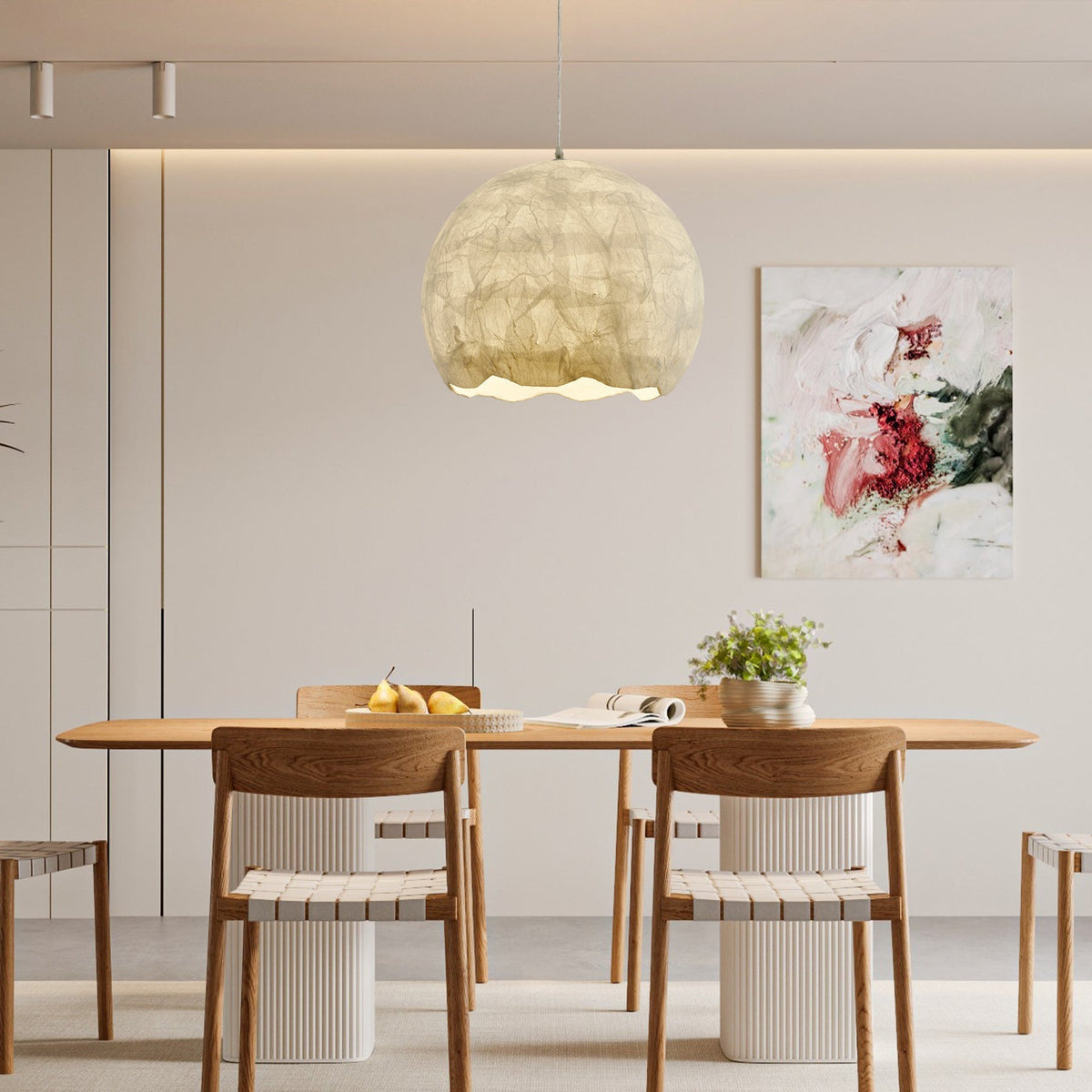 Nest Organic Silk lampada a sospensione