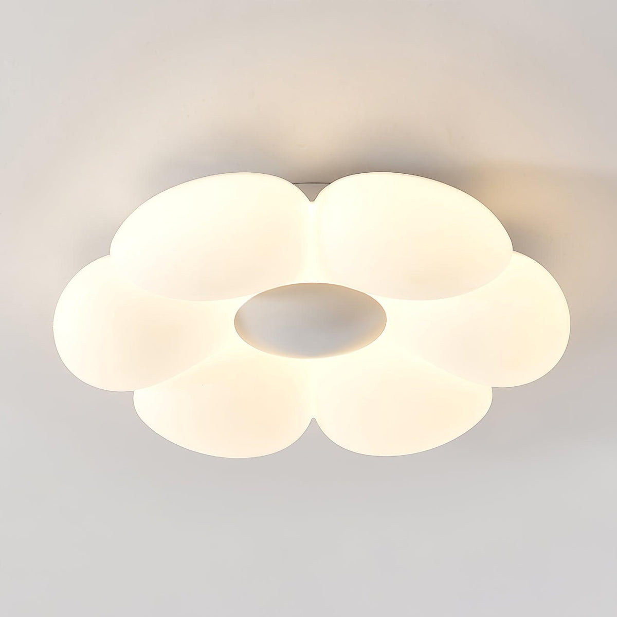 Liorinella lampada da soffitto a forma di fiore a sei petali per camera da letto bambini