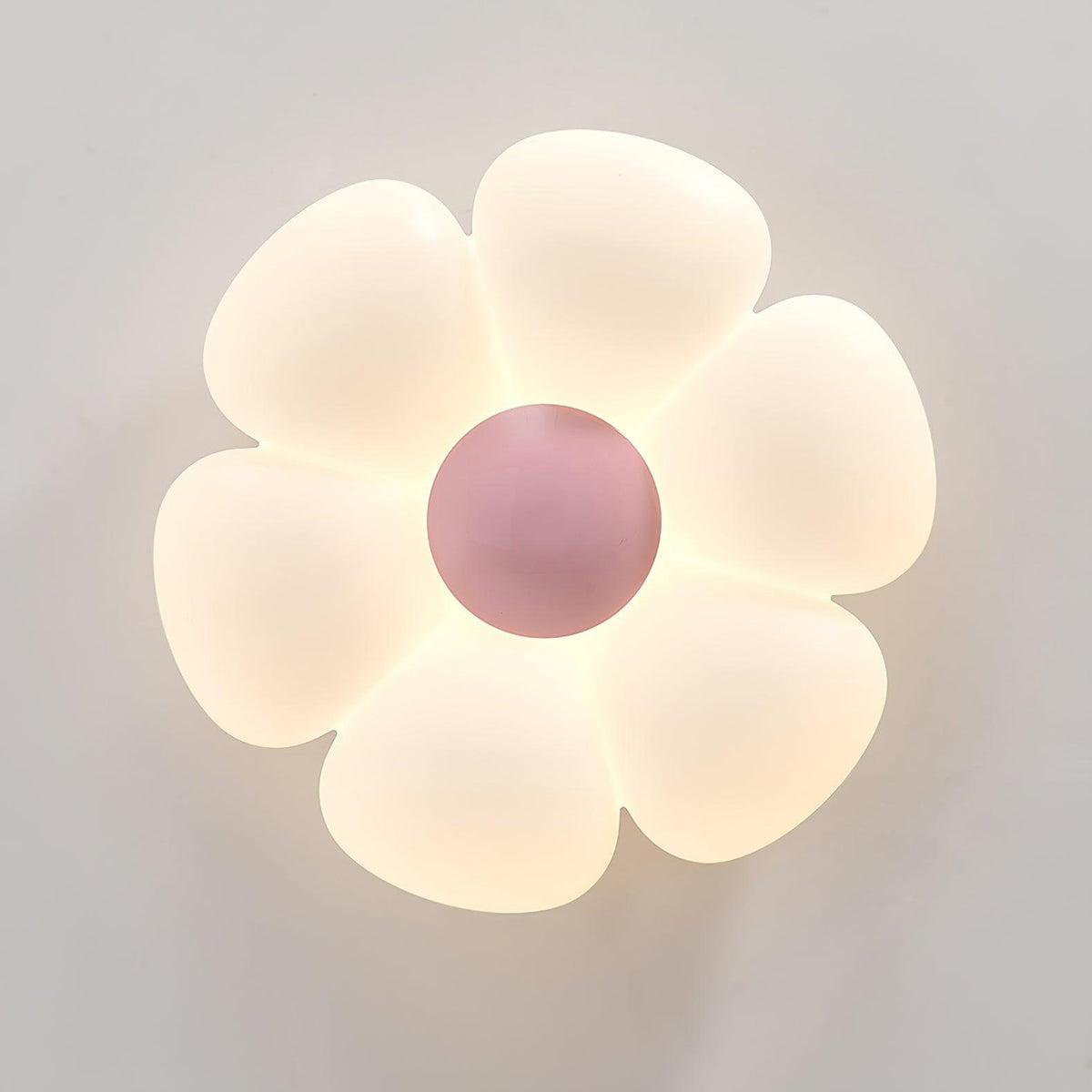 Liorinella lampada da soffitto a forma di fiore a sei petali per camera da letto bambini