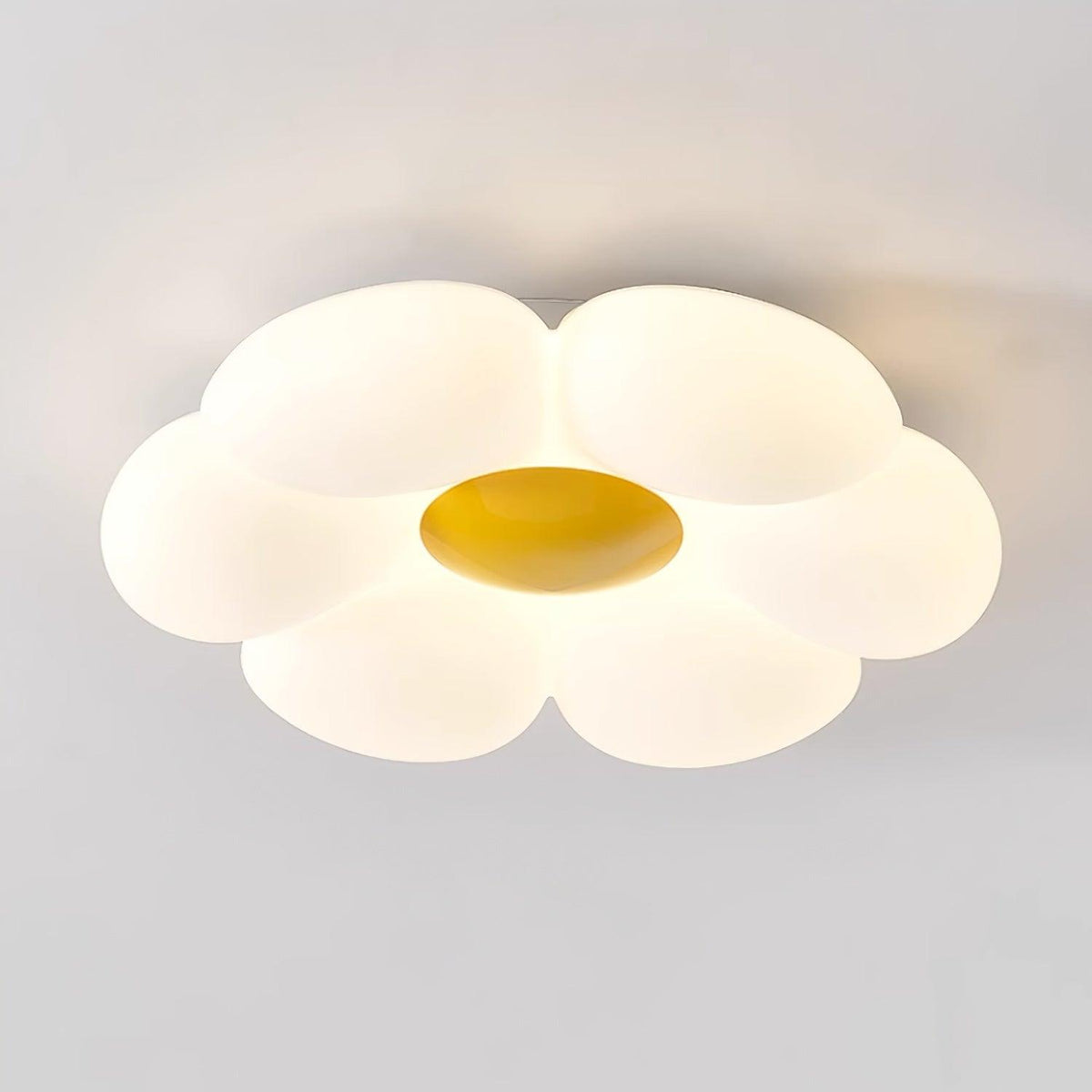Liorinella lampada da soffitto a forma di fiore a sei petali per camera da letto bambini