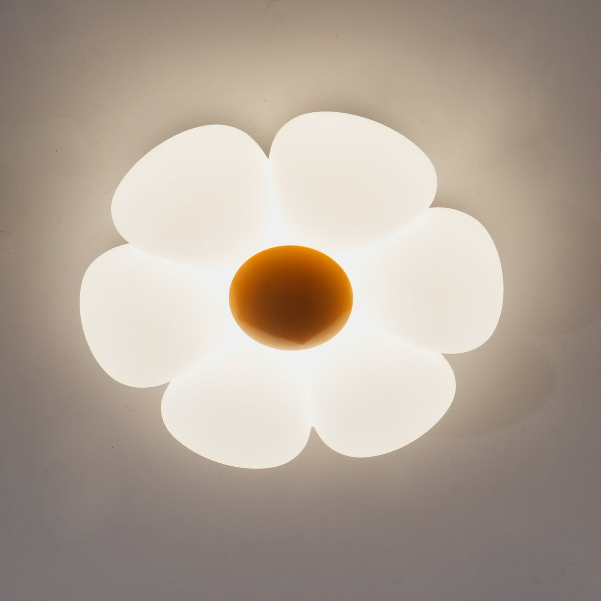 Liorinella lampada da soffitto a forma di fiore a sei petali per camera da letto bambini