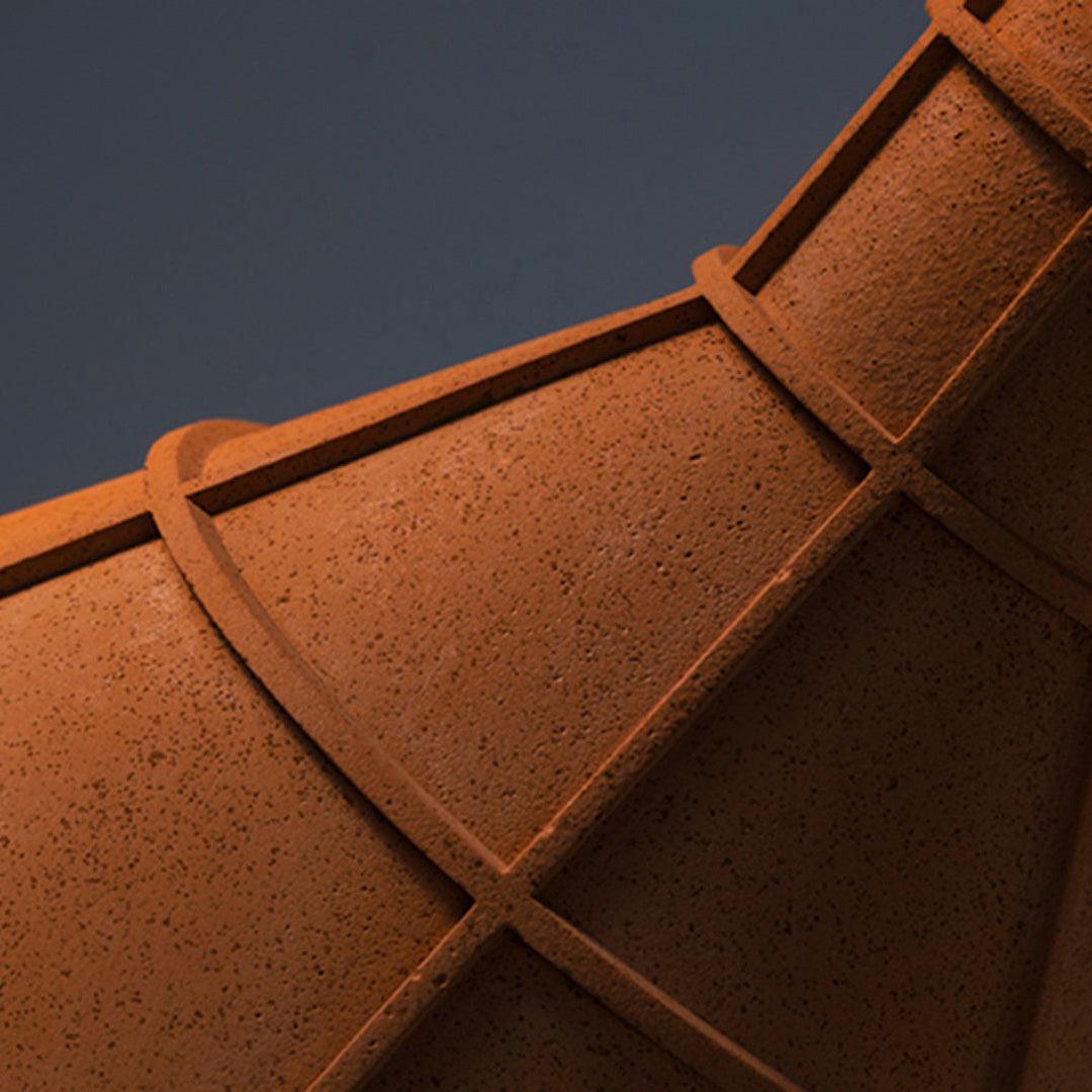 Marnie lampada a sospensione Cemento moderno Terracotta
