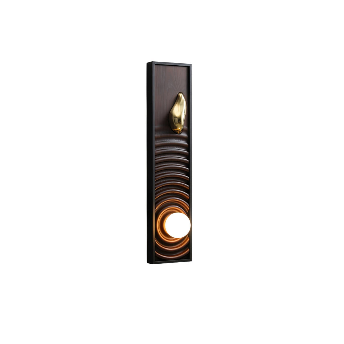 Caleb lampada da parete in legno vintage