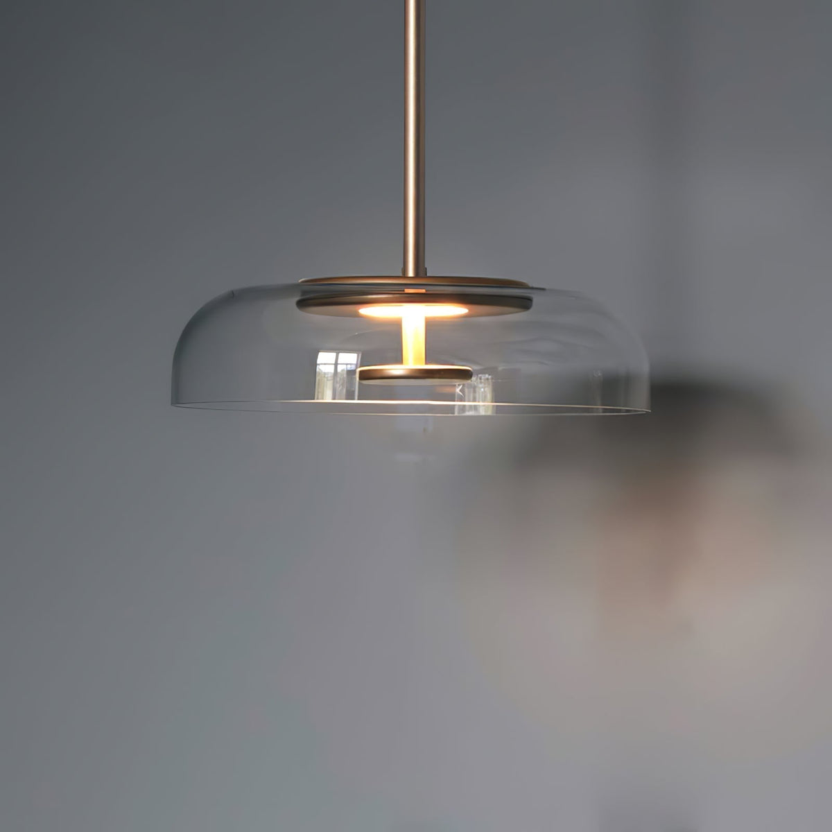 Liorenia lampada a sospensione vetro Trasparente elegante