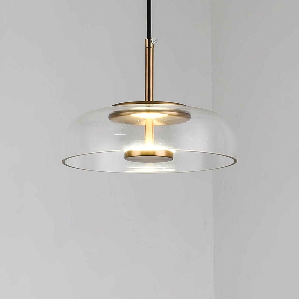 Liorenia lampada a sospensione vetro Trasparente elegante