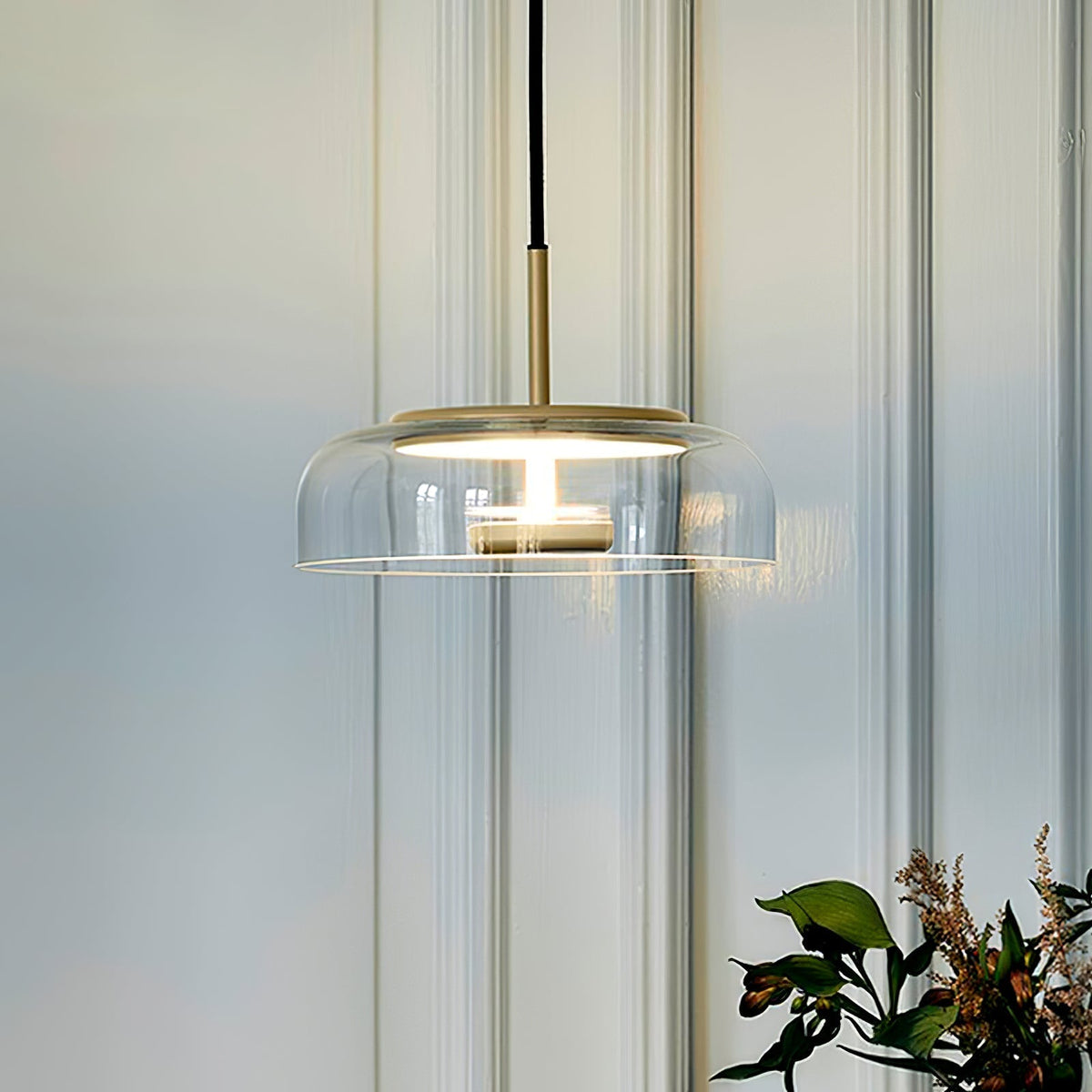 Liorenia lampada a sospensione vetro Trasparente elegante