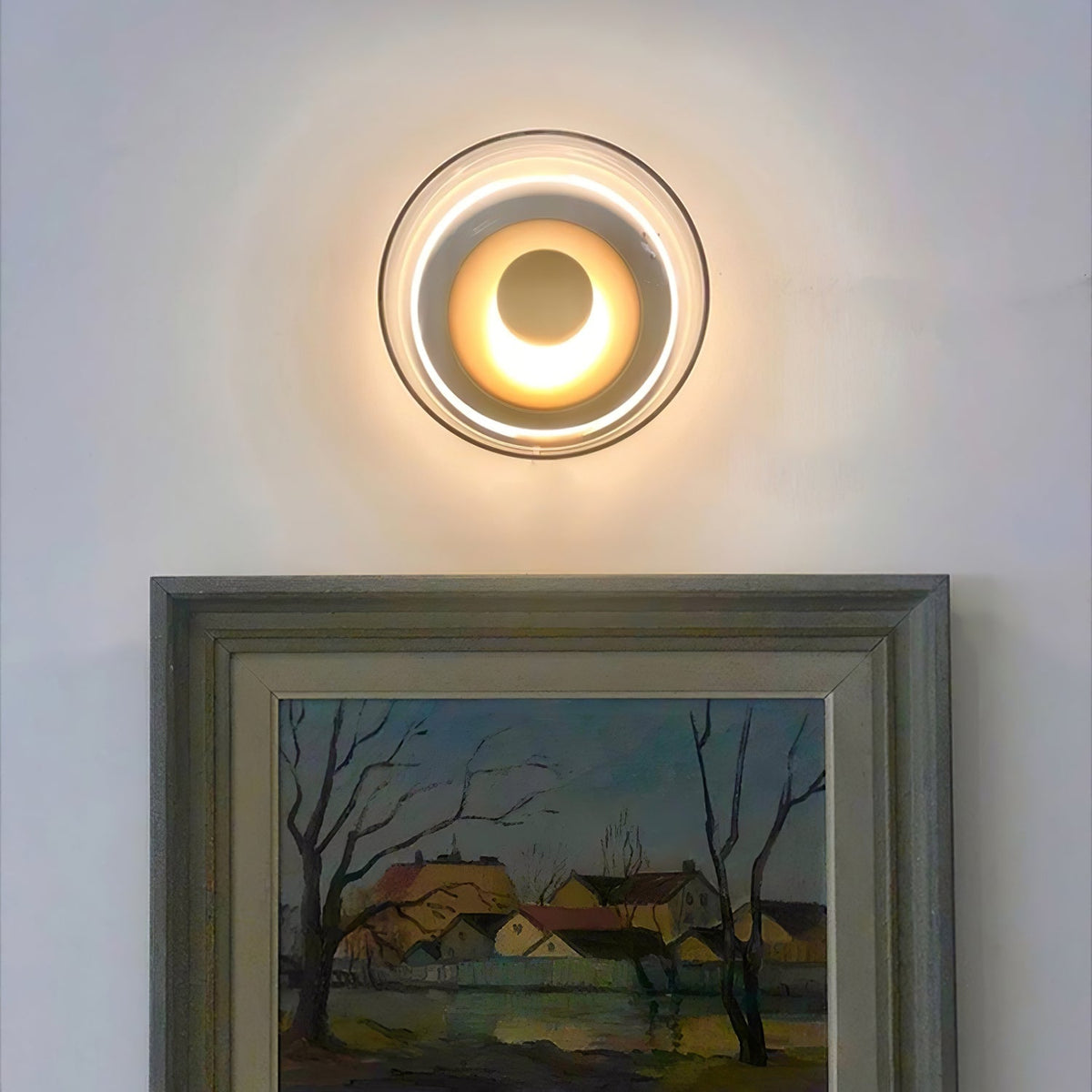 Aether ottone e vetro lampada da parete