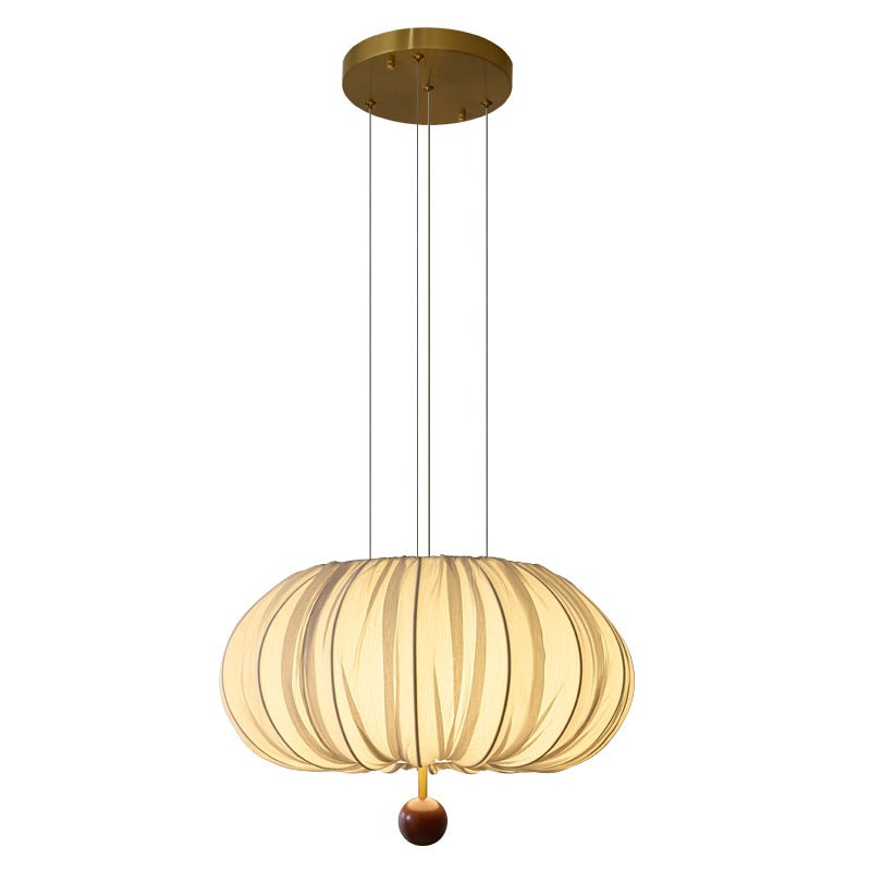 Vasilen lampada da soffitto Premium Art Balloon in legno e tessuto a globo