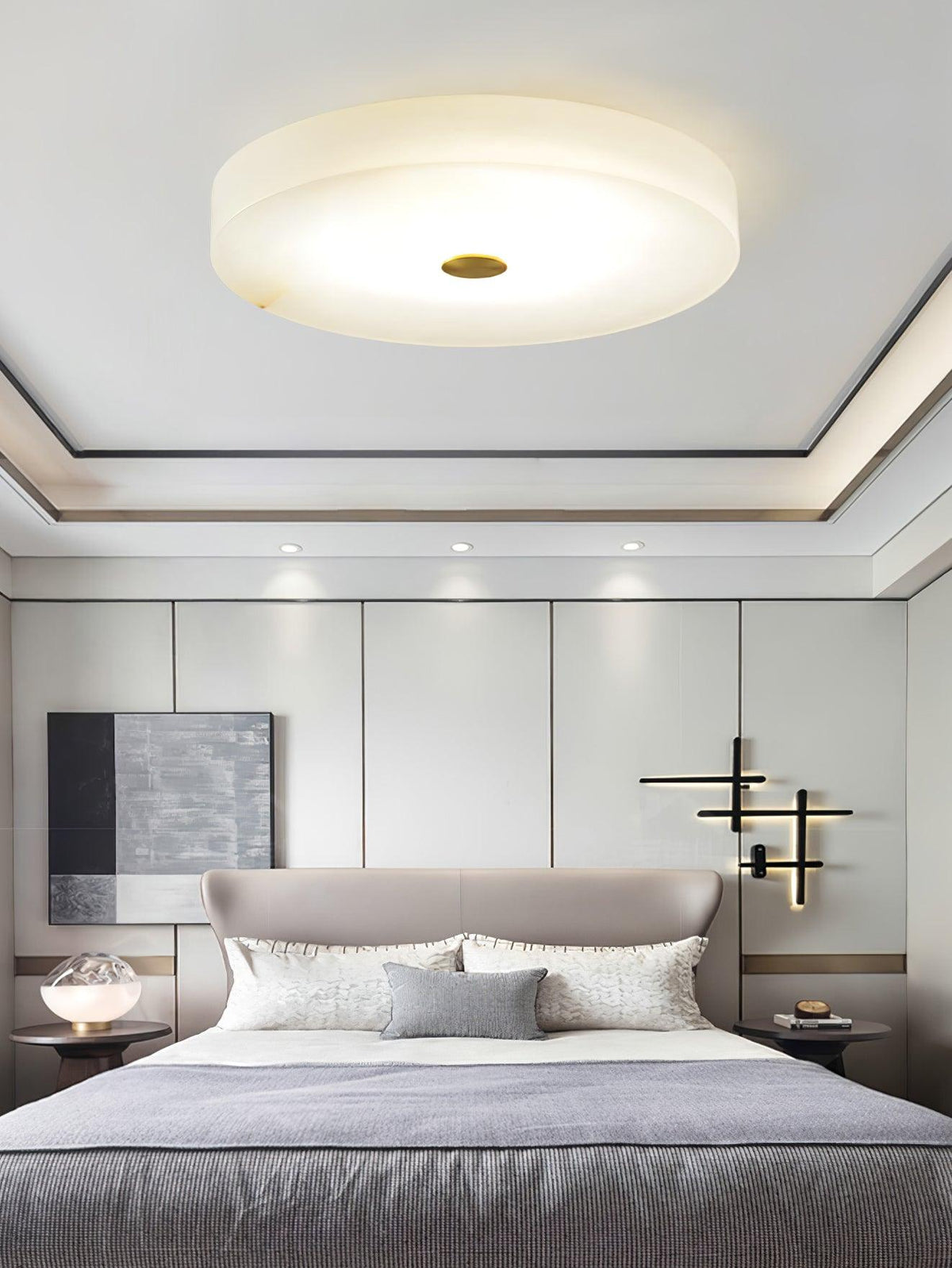 Euno lampada da soffitto in alabastro
