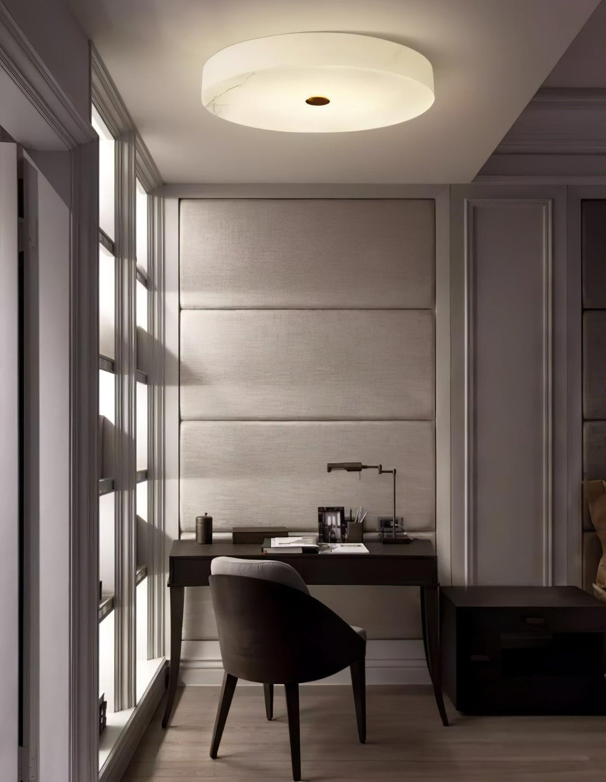 Euno lampada da soffitto in alabastro