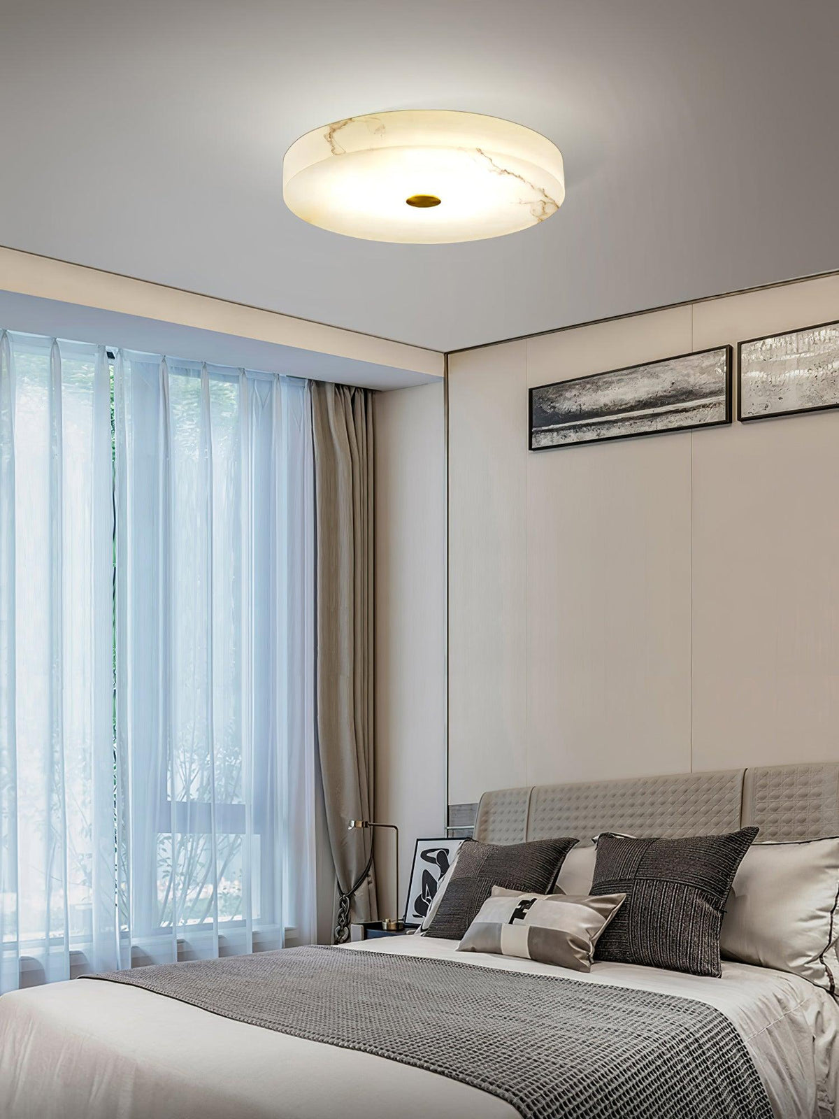 Euno lampada da soffitto in alabastro