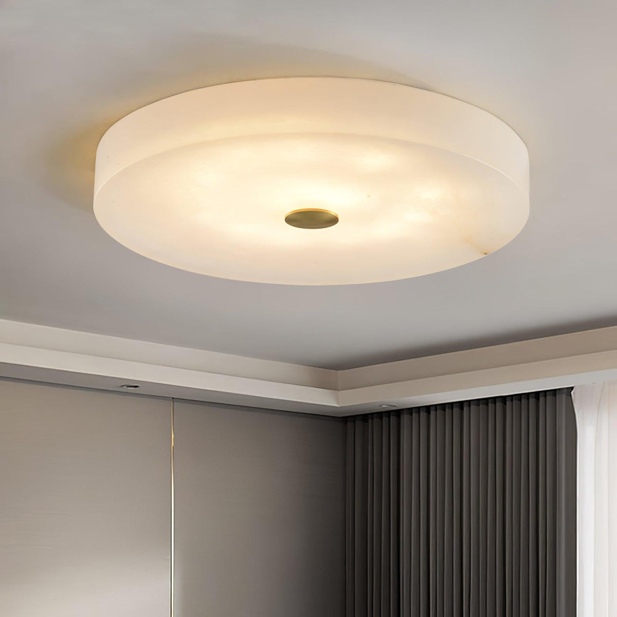 Euno lampada da soffitto in alabastro