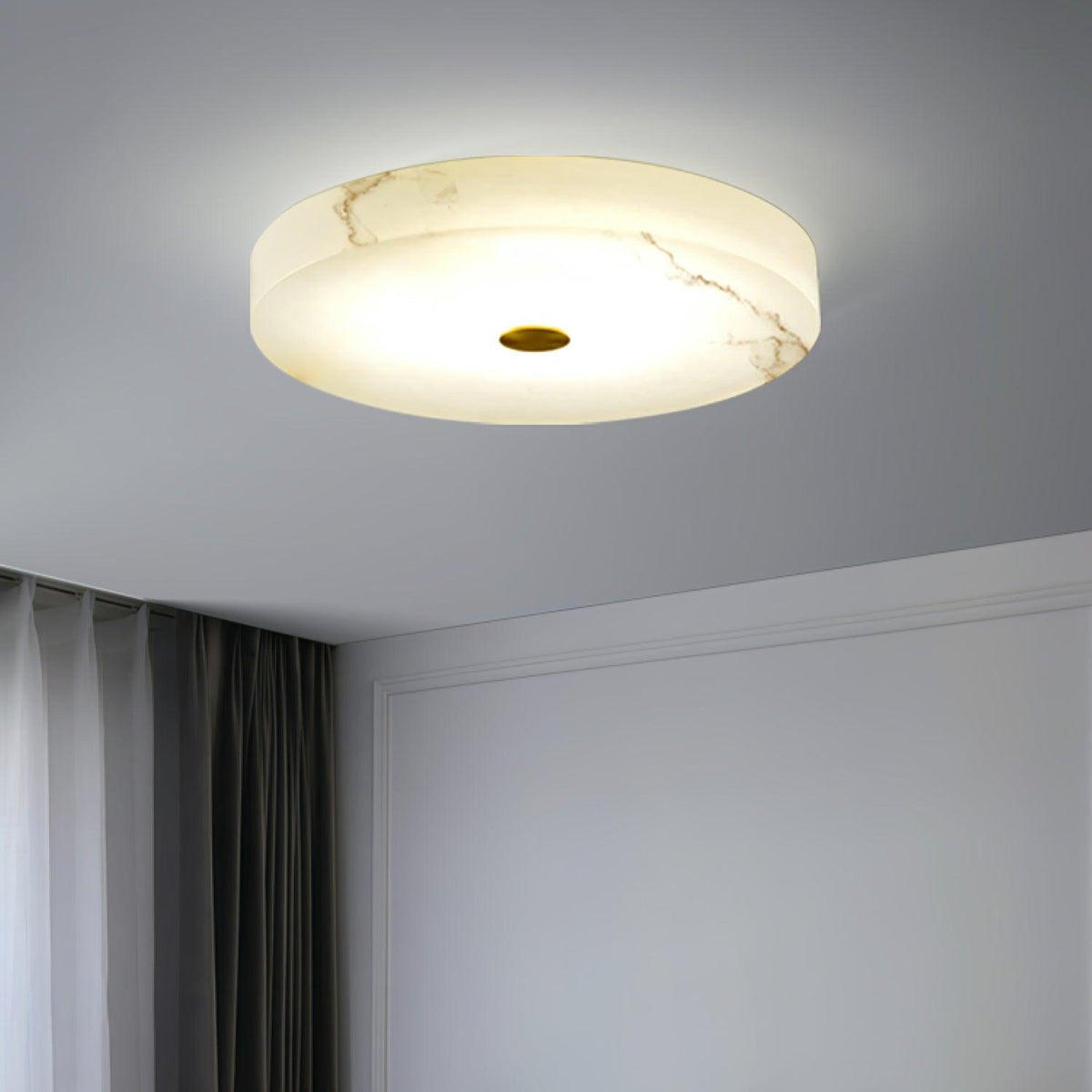 Euno lampada da soffitto in alabastro