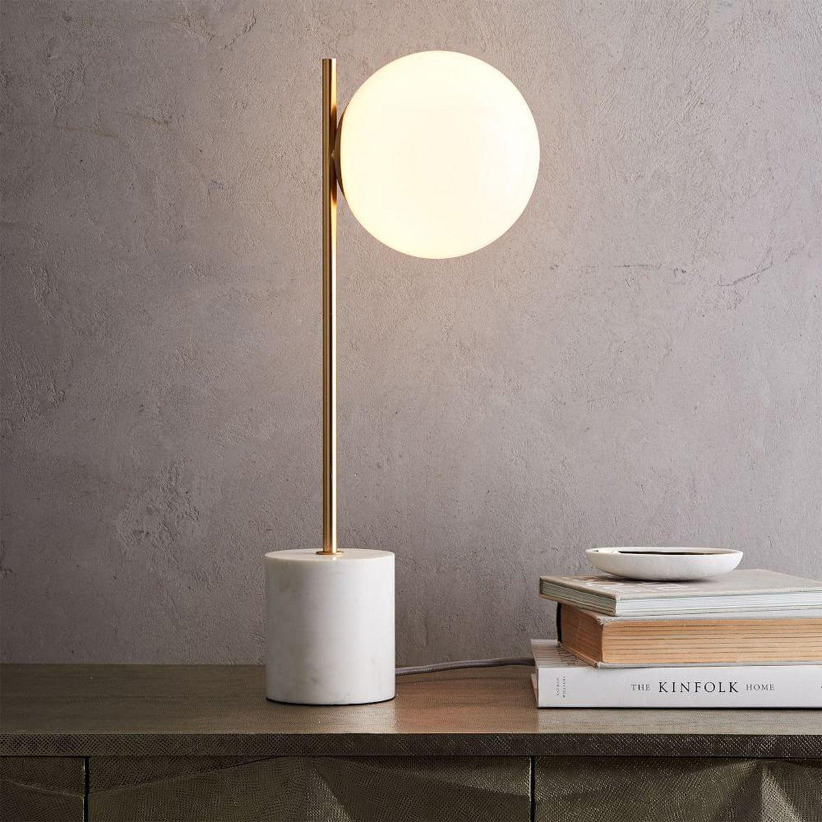 Tocor marmo lampada da tavolo minimalista