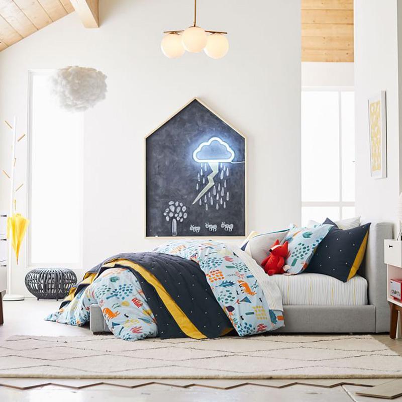 Casoella lampadario sfera & Stelo moderno Finitura Oro LED