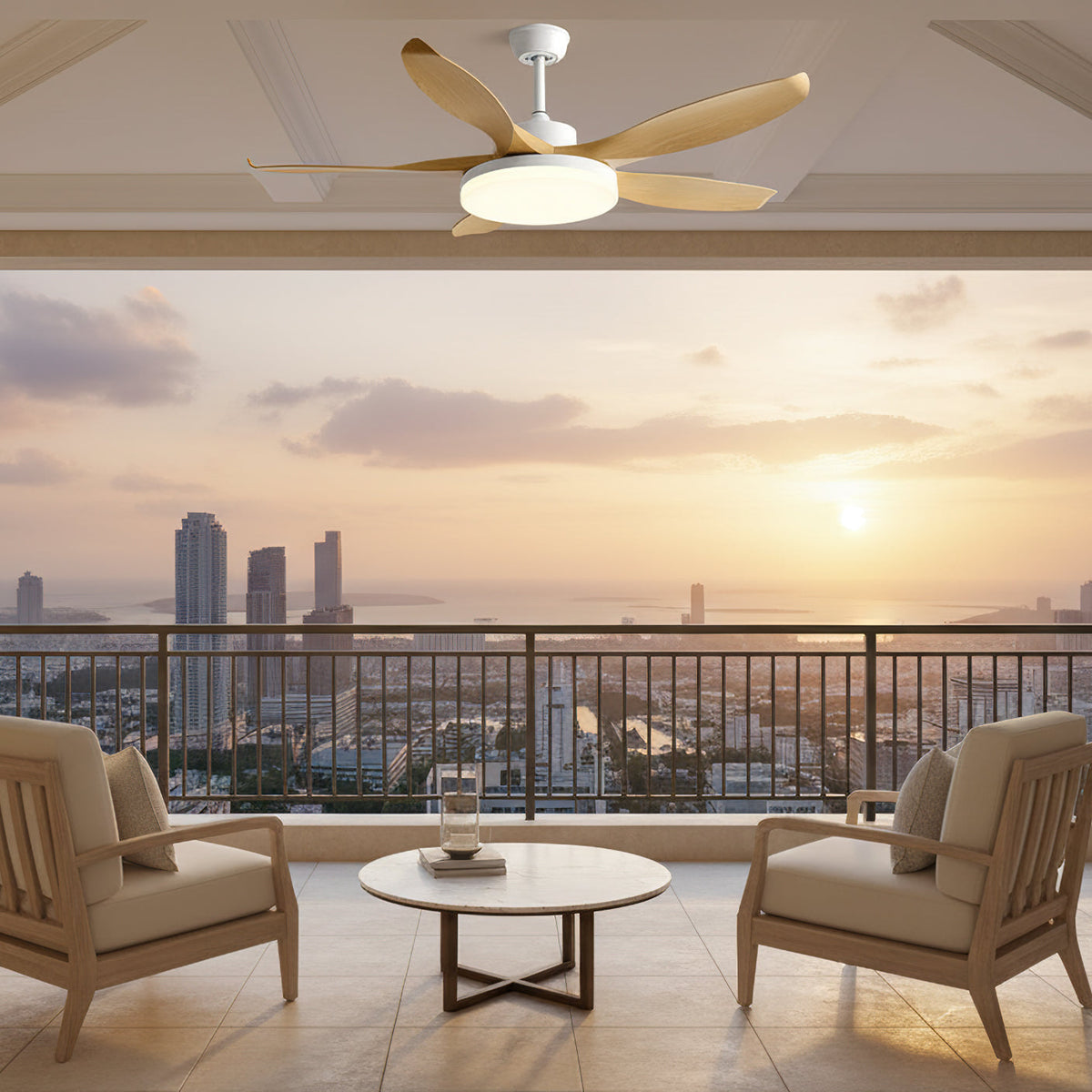 Liororeria ventilatore da soffitto con luce