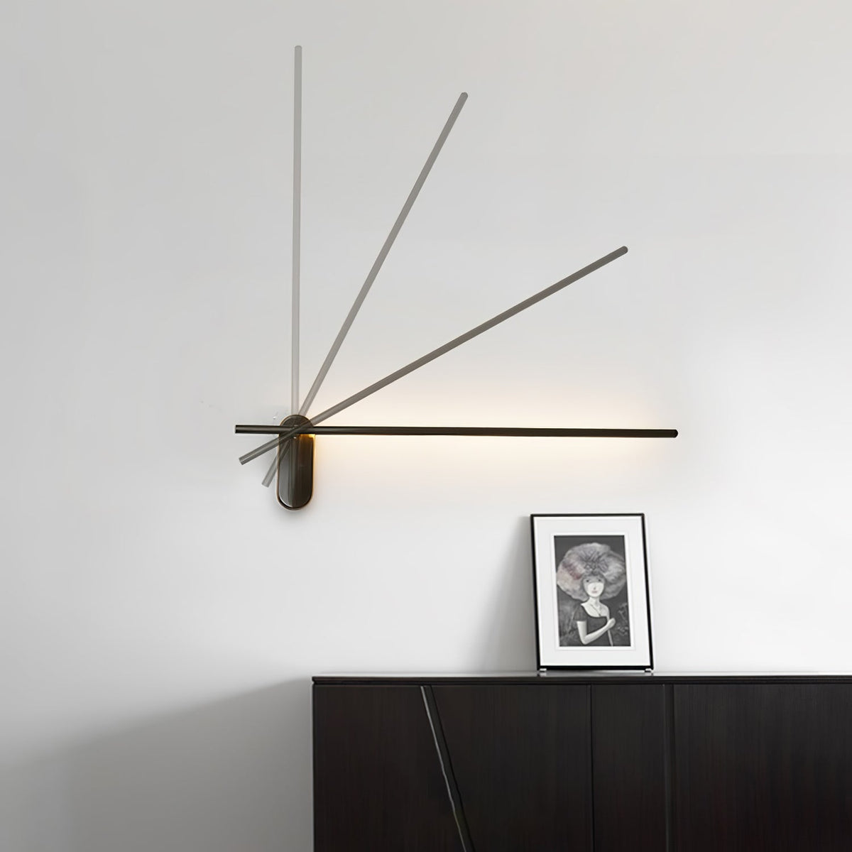 Marissa lampada da parete Stick Shaped in ottone