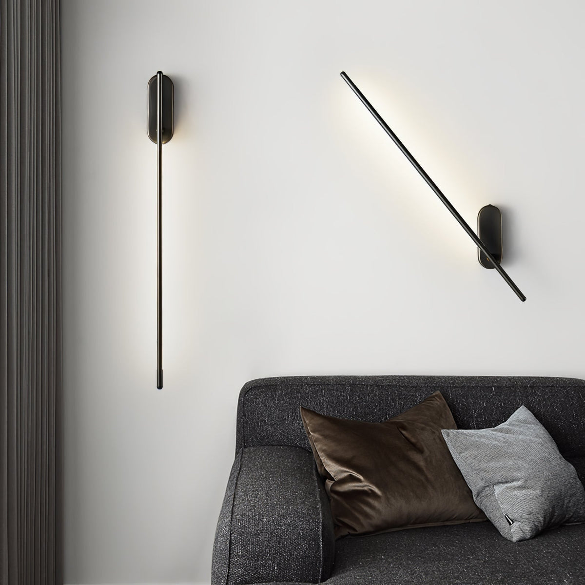 Marissa lampada da parete Stick Shaped in ottone