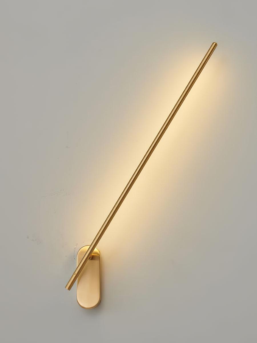 Marissa lampada da parete Stick Shaped in ottone