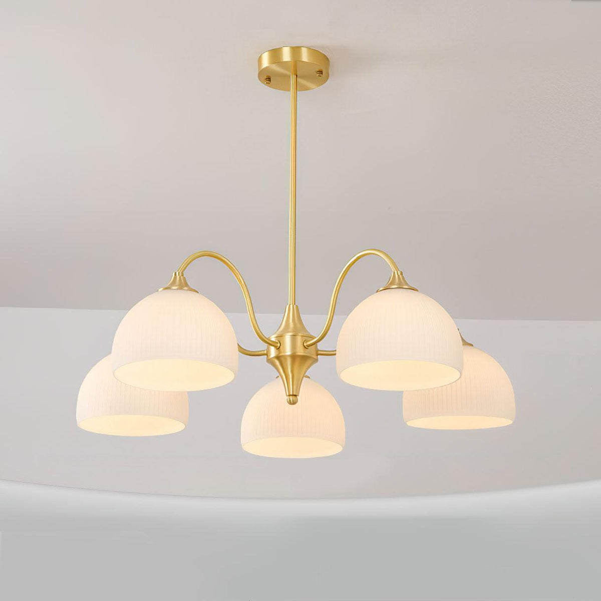Zaren lampadario Coppia in vetro a Righe