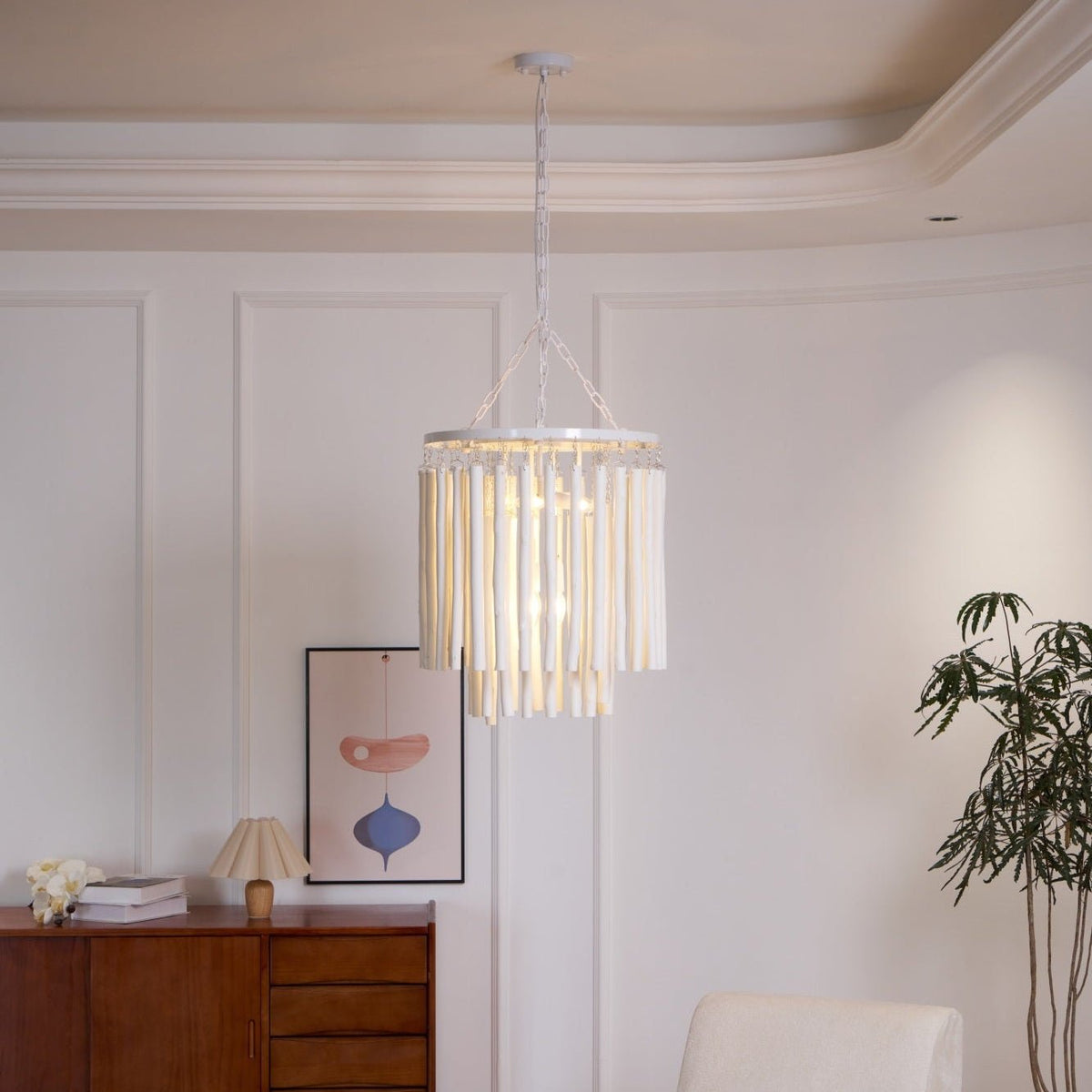 Nyphaiel Lux Lampadario di Lusso in Legno Postmoderno - Relic Pieces