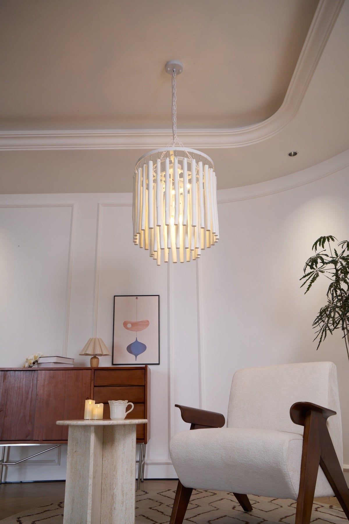 Nyphaiel Lux Lampadario di Lusso in Legno Postmoderno - Relic Pieces