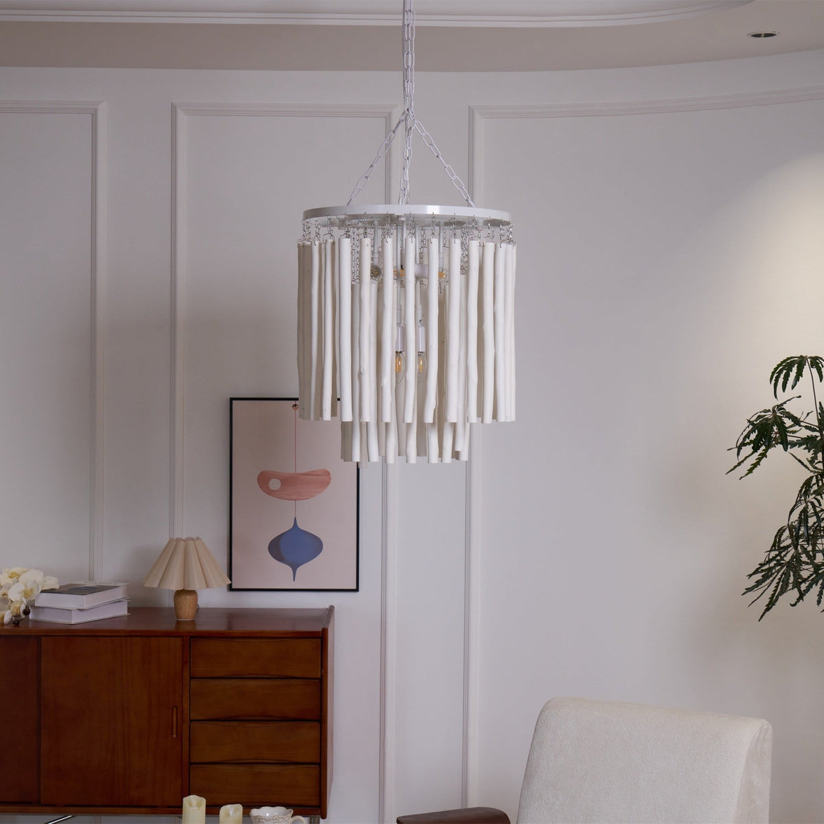 Nyphaiel Lux Lampadario di Lusso in Legno Postmoderno - Relic Pieces
