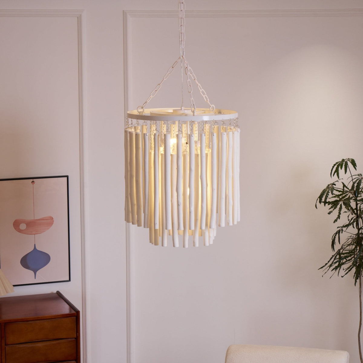 Nyphaiel Lux Lampadario di Lusso in Legno Postmoderno - Relic Pieces