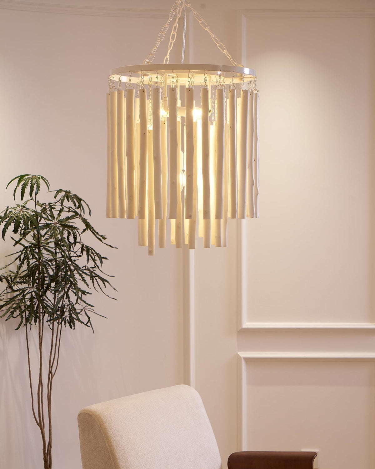 Nyphaiel Lux Lampadario di Lusso in Legno Postmoderno - Relic Pieces