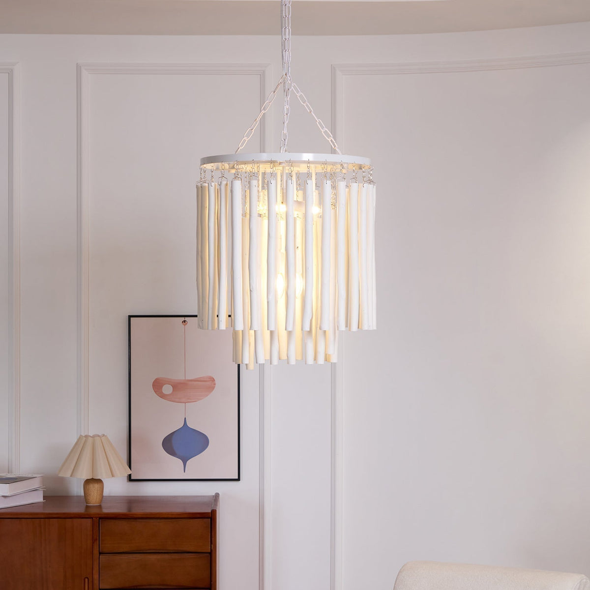 Nyphaiel Lux Lampadario di Lusso in Legno Postmoderno - Relic Pieces
